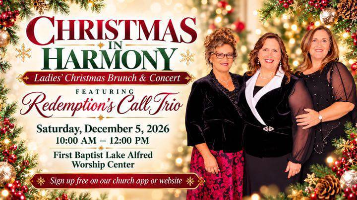 Ladies’ Christmas Brunch & Concert: Featuring Redemption's Call Trio