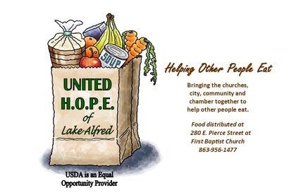 United H.O.P.E. Food Pantry Supporter